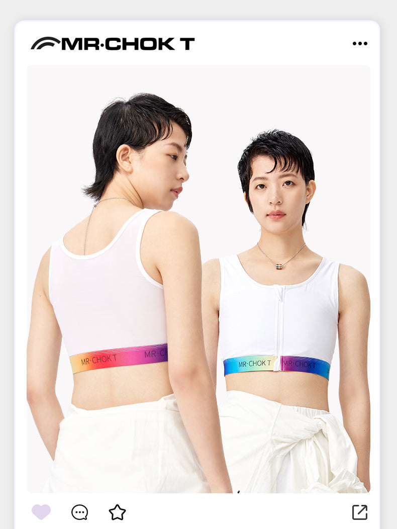 Rainbow Short Chest Binder